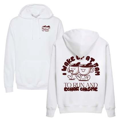 Run and chisme Sudadera