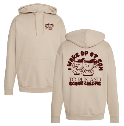 Run and chisme Sudadera