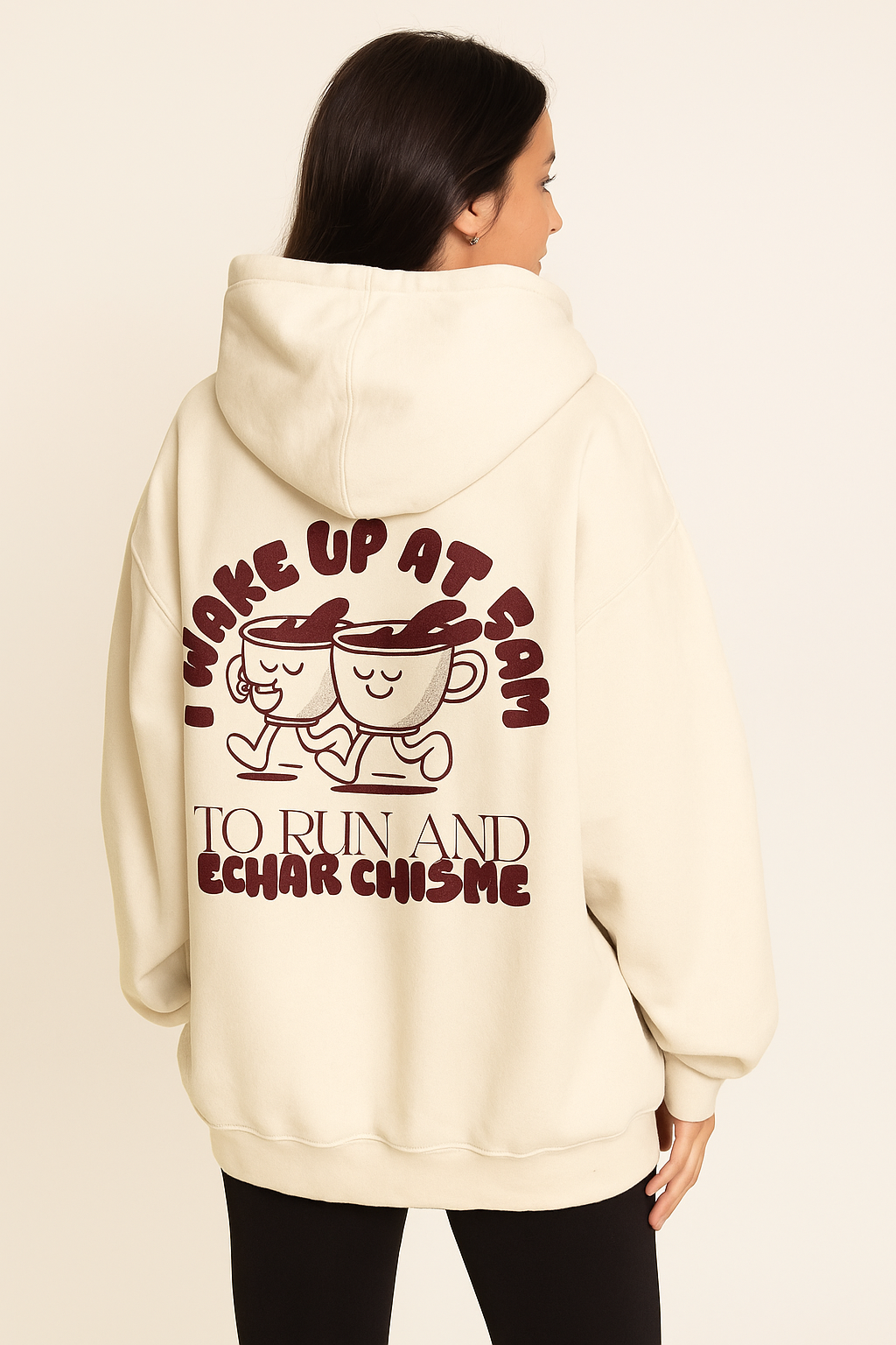 Run and chisme Sudadera