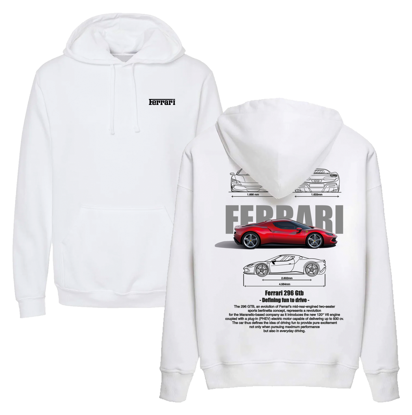 Sudadera Ferrari 296 GTB