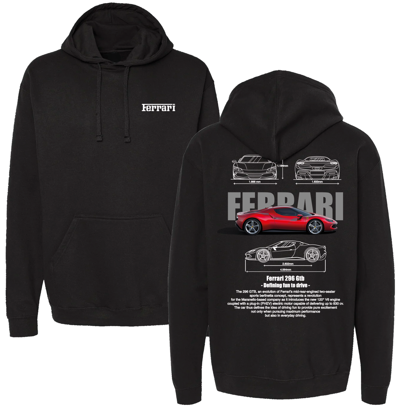 Sudadera Ferrari 296 GTB