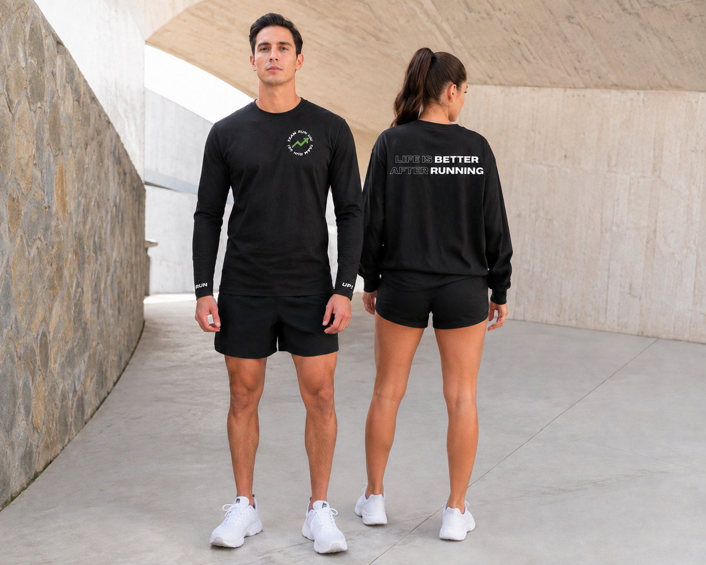 Playera Run Up! casual